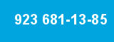 923 681-13-85 923 681-13-85